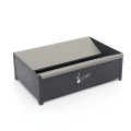 Newest Design Top Quality Metal Black/grey Square 257*95*300mm Ash Bin